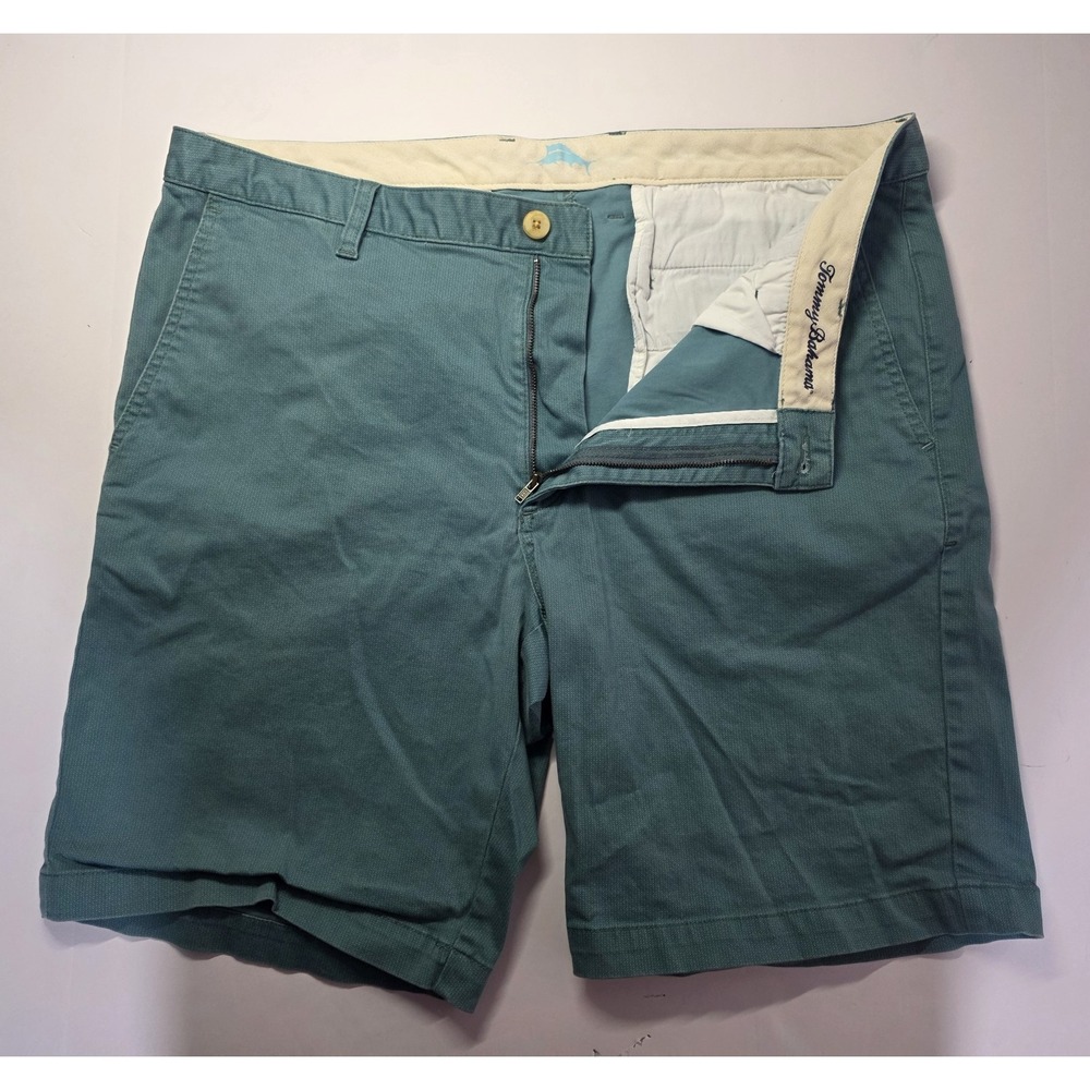 Tommy Bahama Mens Size 38 Green Chino Short
